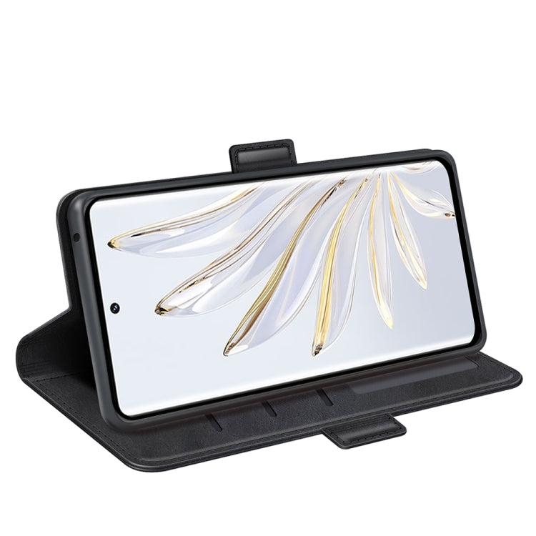 For Honor 70 Dual-side Magnetic Buckle Flip Leather Phone Case