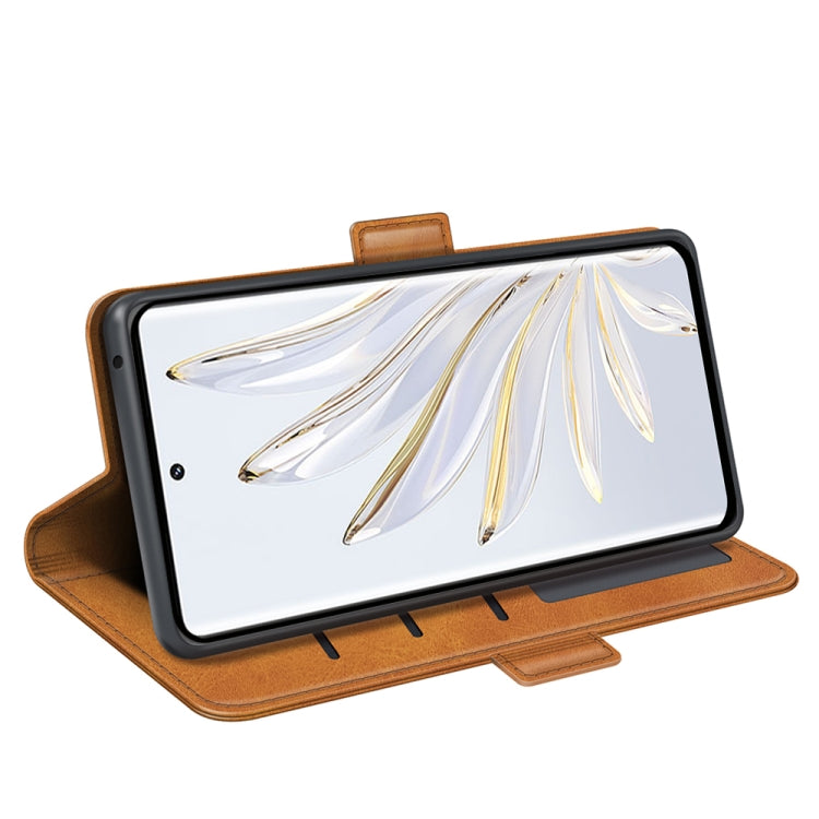 For Honor 70 Dual-side Magnetic Buckle Flip Leather Phone Case