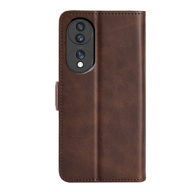 For Honor 70 Dual-side Magnetic Buckle Flip Leather Phone Case