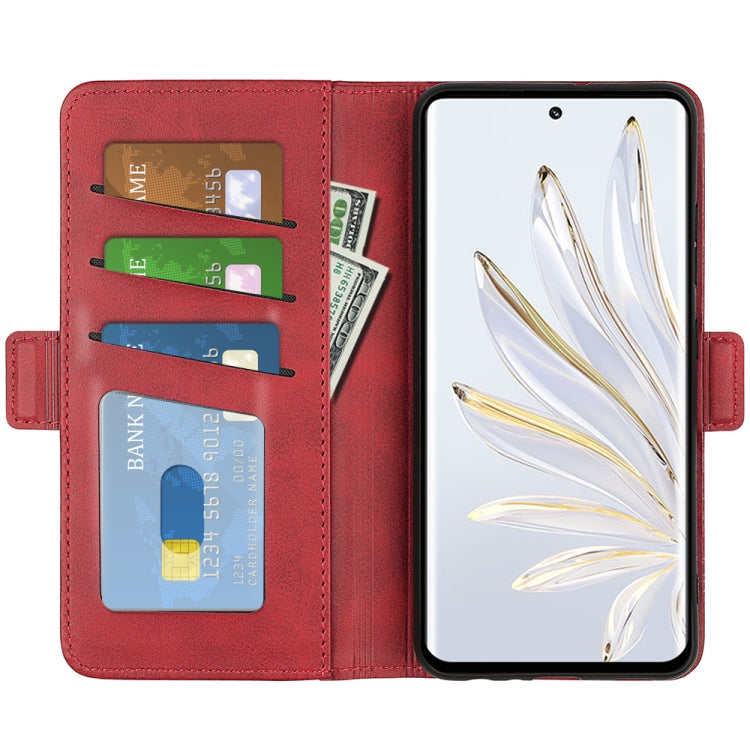 For Honor 70 Dual-side Magnetic Buckle Flip Leather Phone Case