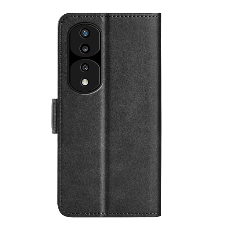 For Honor 70  Pro Dual-side Magnetic Buckle Horizontal Flip Leather Phone Case