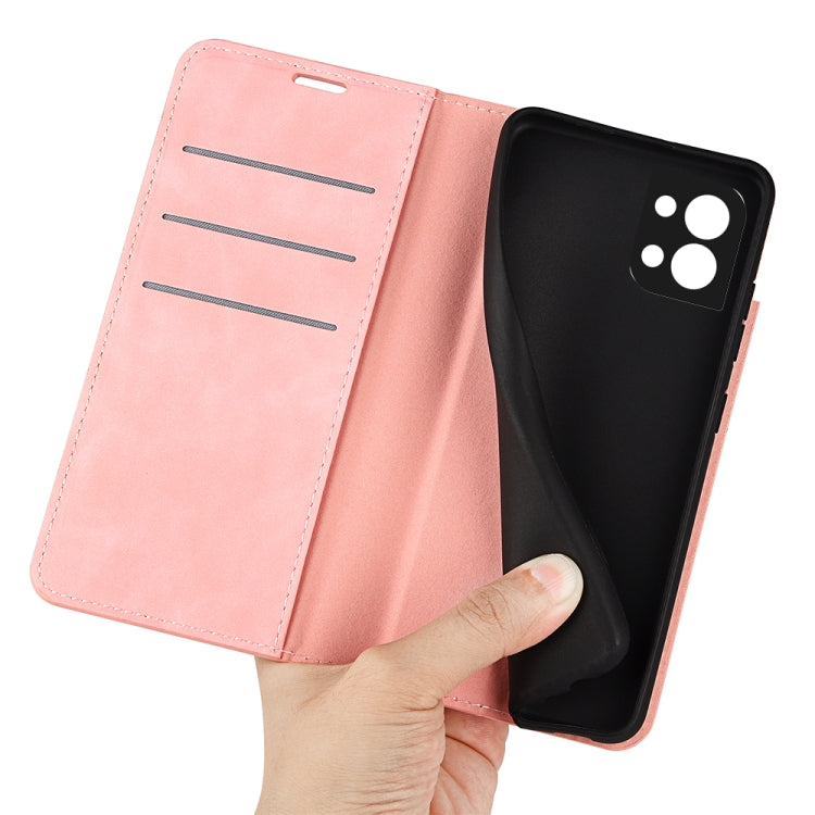 For OPPO Reno8 Retro-skin Magnetic Suction Leather Phone Case