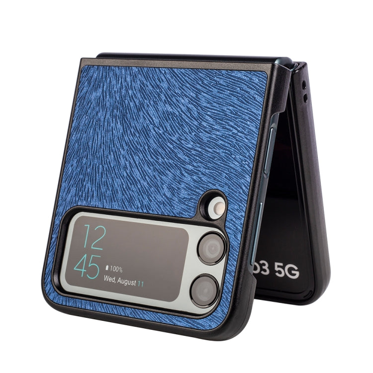 For Samsung Galaxy Z Flip4 Peacock Texture Phone Case