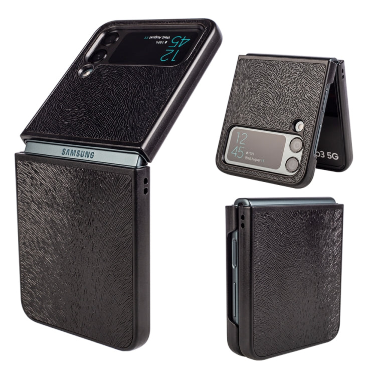 For Samsung Galaxy Z Flip4 Peacock Texture Phone Case