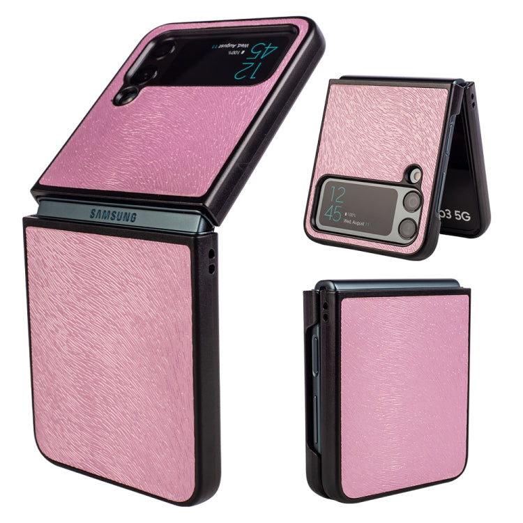 For Samsung Galaxy Z Flip4 Peacock Texture Phone Case