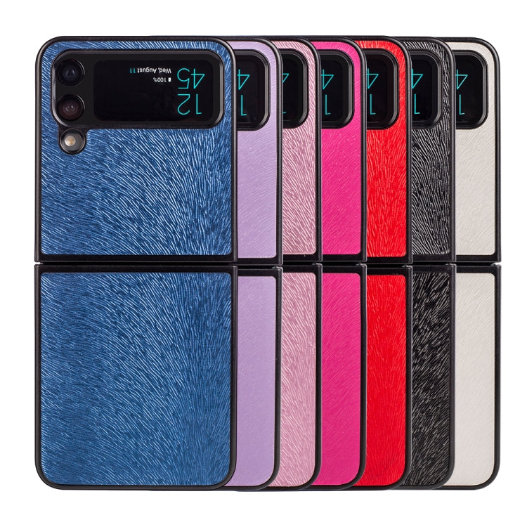 For Samsung Galaxy Z Flip4 Peacock Texture Phone Case
