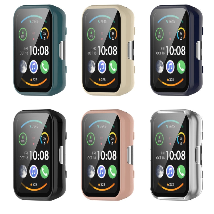 For OPPO Watch Free PC+ Toughened Film Fully Enclosed Protective Watch Case