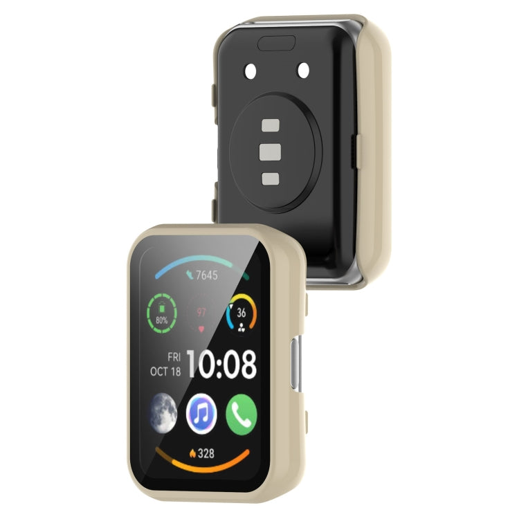 For OPPO Watch Free PC+ Toughened Film Fully Enclosed Protective Watch Case