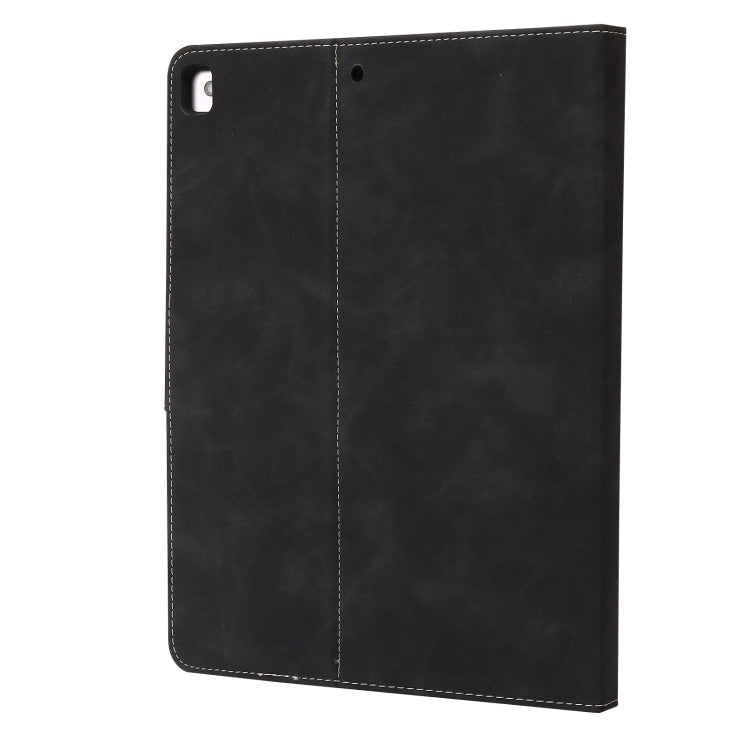 For iPad 10.2 2019 / 2020 / 2021 Calf Texture Horizontal Flip Leather Tablet Case