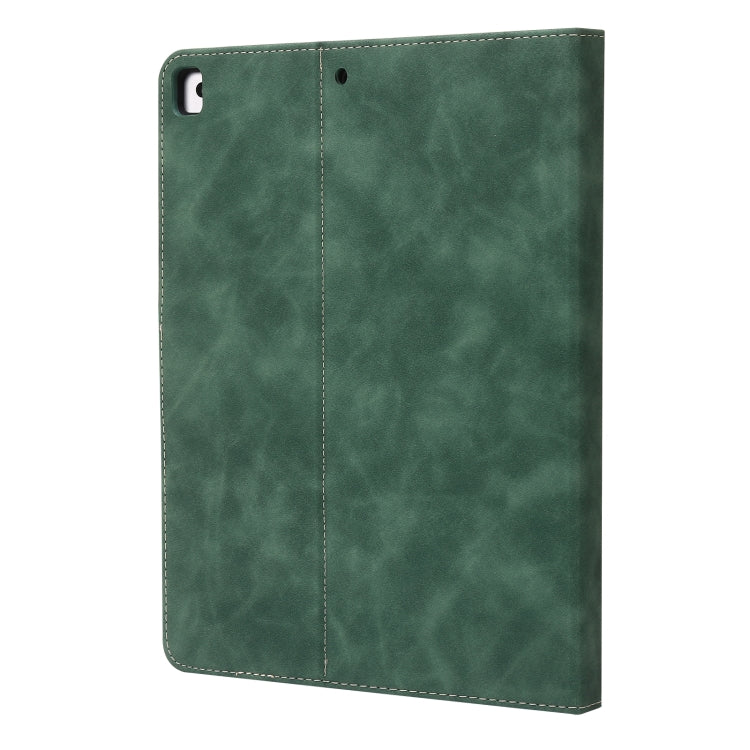 For iPad 10.2 2019 / 2020 / 2021 Calf Texture Horizontal Flip Leather Tablet Case