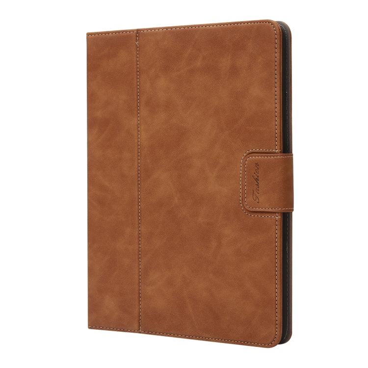 For iPad 10.2 2019 / 2020 / 2021 Calf Texture Horizontal Flip Leather Tablet Case