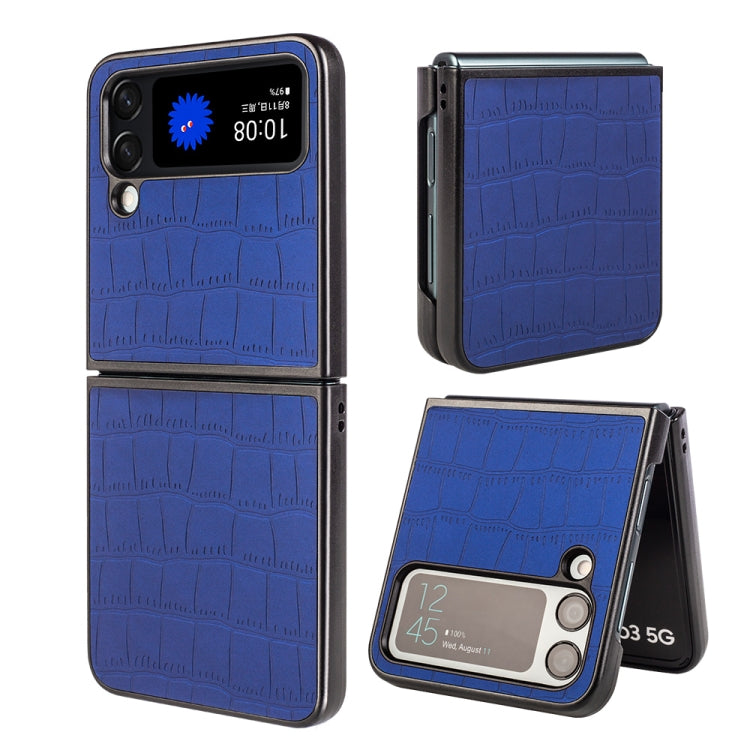 For Samsung Galaxy Z Flip4 Crocodile Texture Phone Case