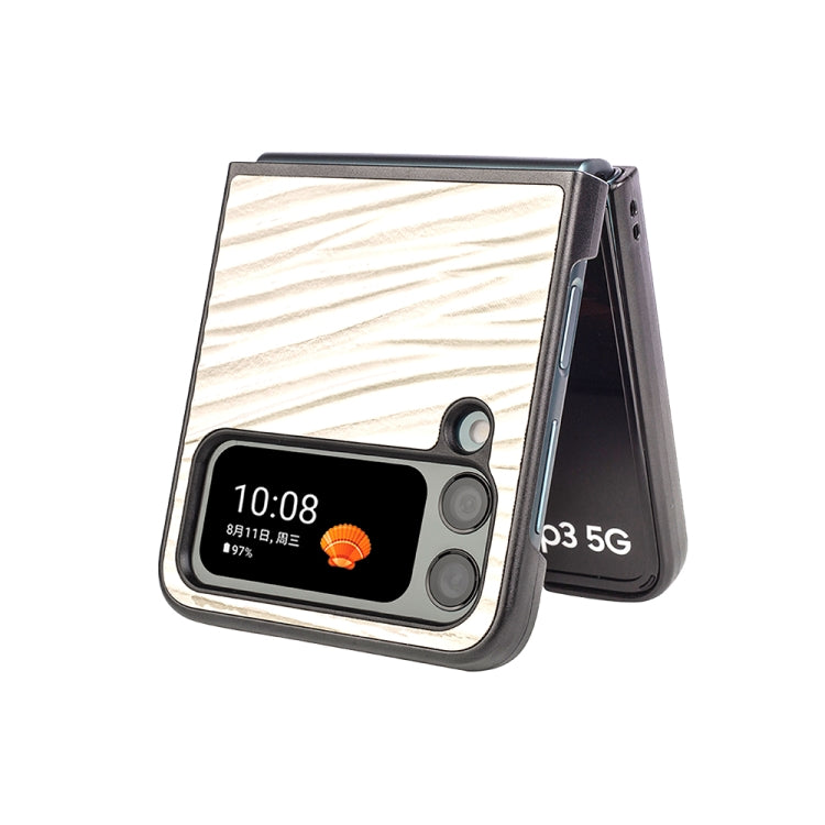 For Samsung Galaxy Z Flip4 Water Ripple Texture Phone Case