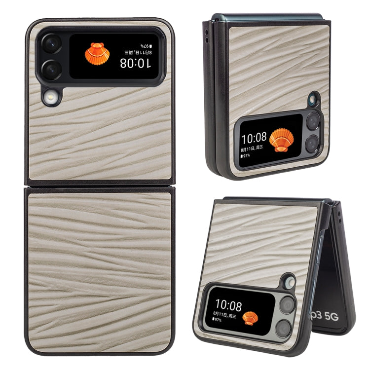 For Samsung Galaxy Z Flip4 Water Ripple Texture Phone Case