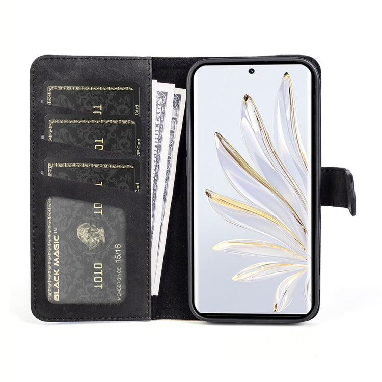 For Honor 70 Stitching Horizontal Flip Leather Phone Case