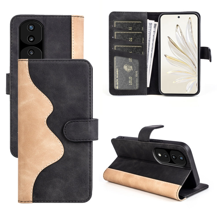 For Honor 70 Pro Stitching Horizontal Flip Leather Phone Case