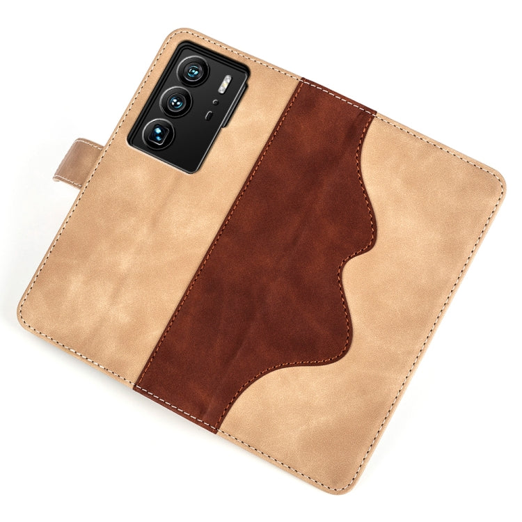 For ZTE Axon 40 Ultra  Stitching Horizontal Flip Leather Phone Case