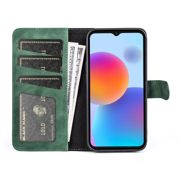 For ZTE Blade A52 Stitching Horizontal Flip Leather Phone Case