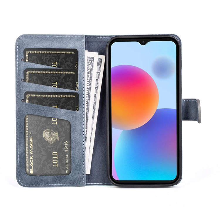 For ZTE Blade A52 Stitching Horizontal Flip Leather Phone Case