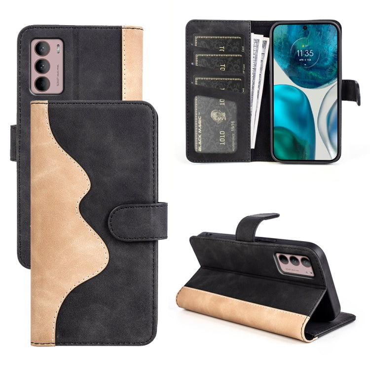 For Motorola Moto G42 Stitching Horizontal Flip Leather Phone Case