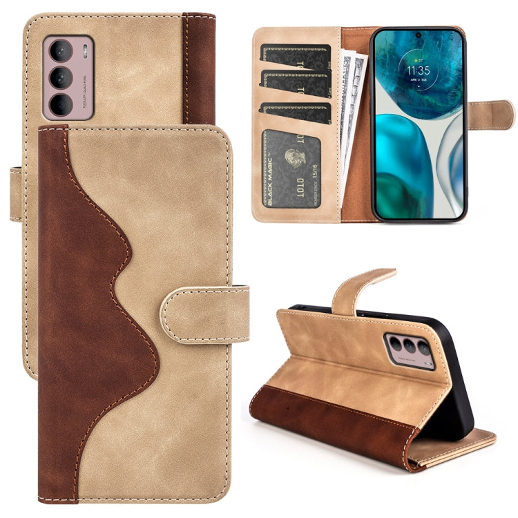 For Motorola Moto G42 Stitching Horizontal Flip Leather Phone Case
