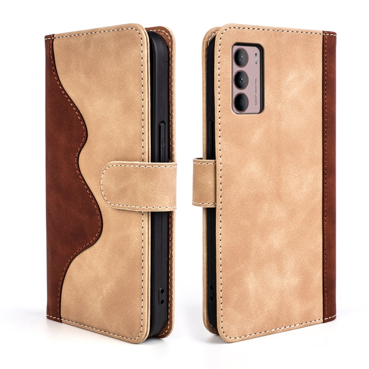 For Motorola Moto G42 Stitching Horizontal Flip Leather Phone Case