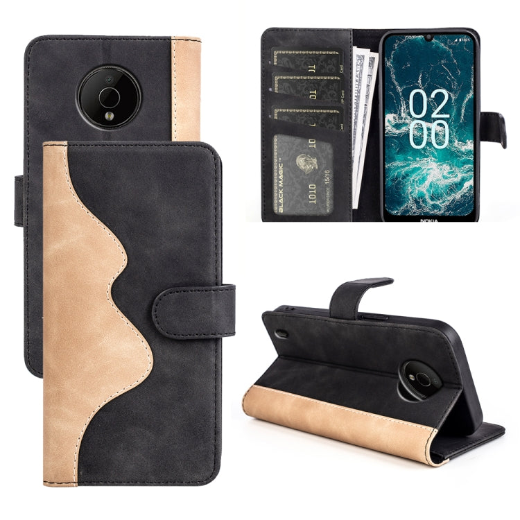 For Nokia C200 Stitching Horizontal Flip Leather Phone Case
