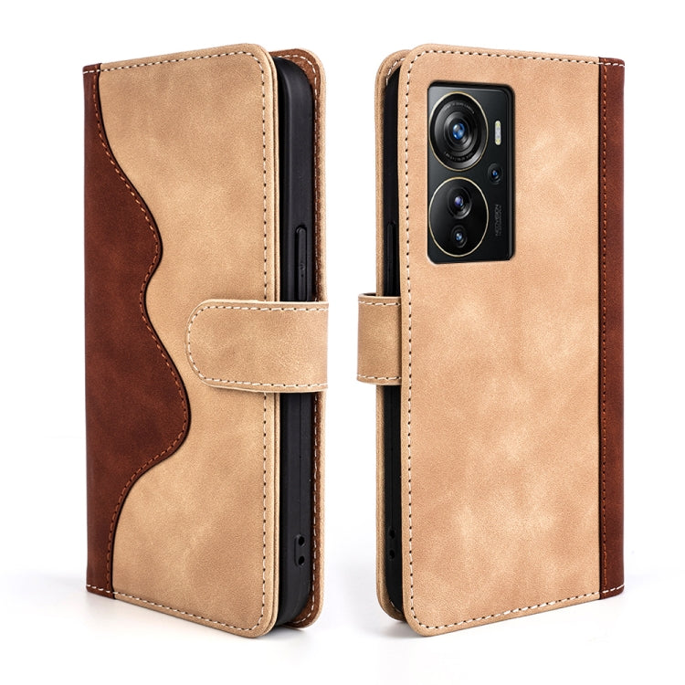 For ZTE Axon 40 Pro Stitching Horizontal Flip Leather Phone Case