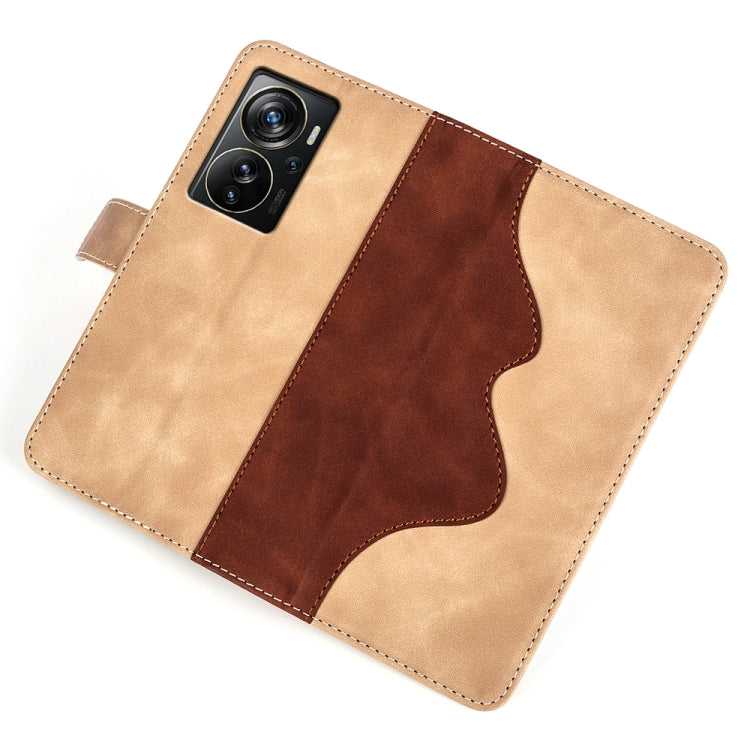 For ZTE Axon 40 Pro Stitching Horizontal Flip Leather Phone Case