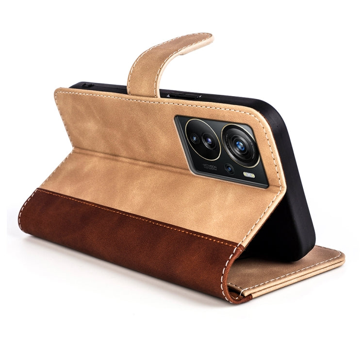 For ZTE Axon 40 Pro Stitching Horizontal Flip Leather Phone Case