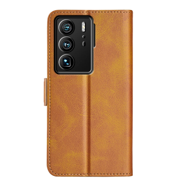 For ZTE Axon 40 Ultra Dual-side Magnetic Buckle Leather Phone Case