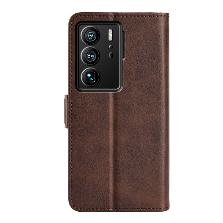 For ZTE Axon 40 Ultra Dual-side Magnetic Buckle Leather Phone Case