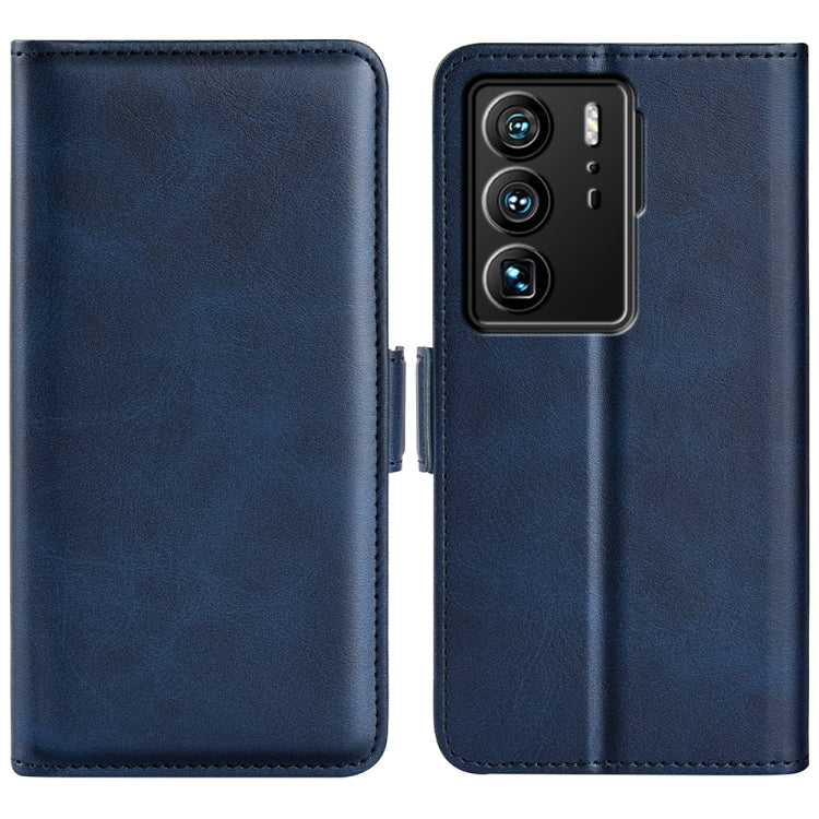 For ZTE Axon 40 Ultra Dual-side Magnetic Buckle Leather Phone Case