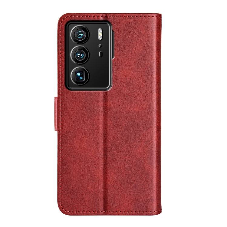 For ZTE Axon 40 Ultra Dual-side Magnetic Buckle Leather Phone Case