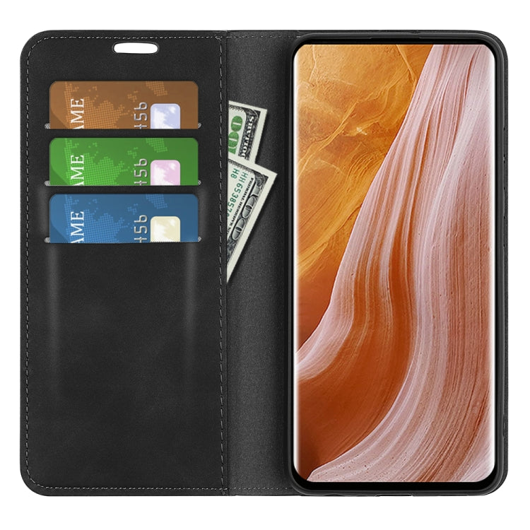 For ZTE Axon 40 Ultra Retro-skin  Magnetic Suction Leather Phone Case