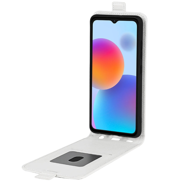 For ZTE Blade A52 R64 Texture Vertical Flip Leather Phone Case