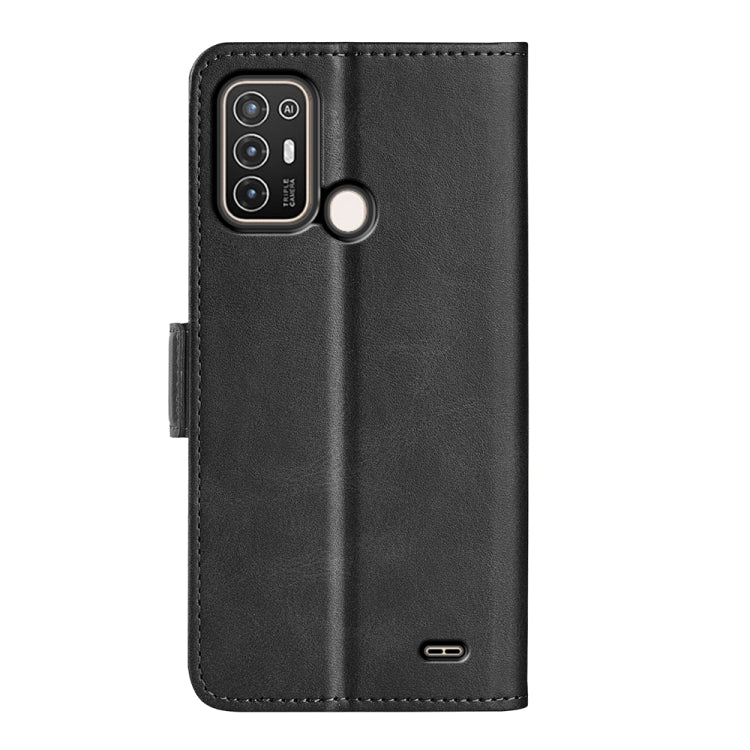 For ZTE Blade A52 Dual-side Magnetic Buckle Leather Phone Case