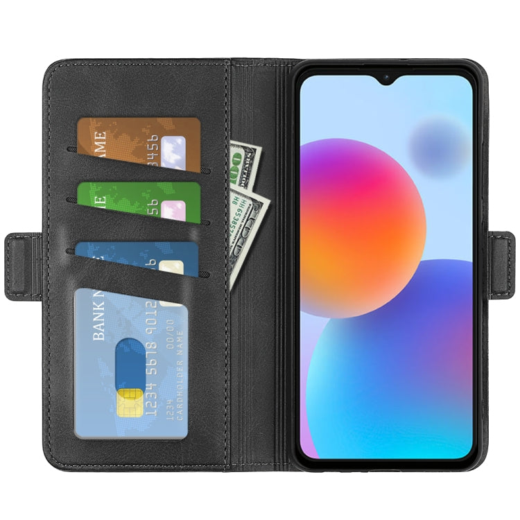 For ZTE Blade A52 Dual-side Magnetic Buckle Leather Phone Case