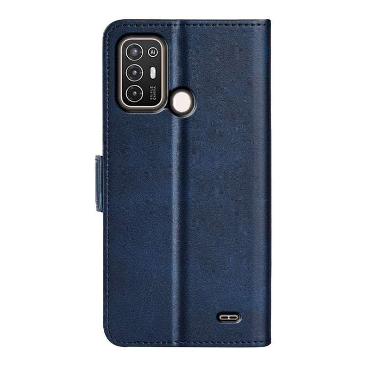 For ZTE Blade A52 Dual-side Magnetic Buckle Leather Phone Case
