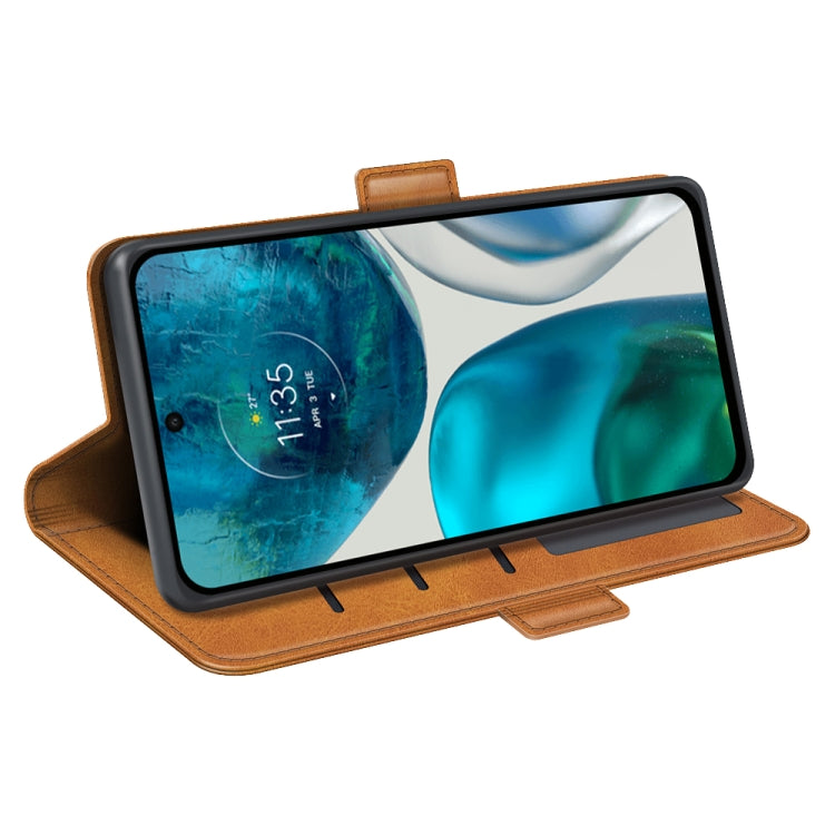 For Motorola Moto G42 Dual-side Magnetic Buckle Leather Phone Case