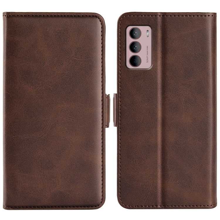 For Motorola Moto G42 Dual-side Magnetic Buckle Leather Phone Case