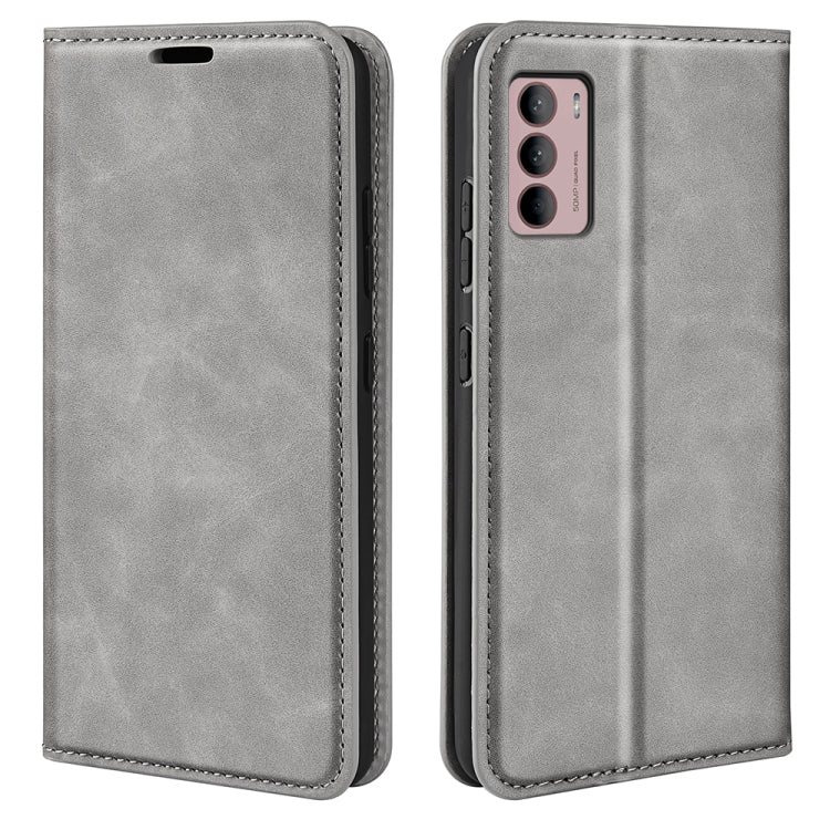 For Motorola Moto G42 Retro-skin Magnetic Suction Leather Phone Case