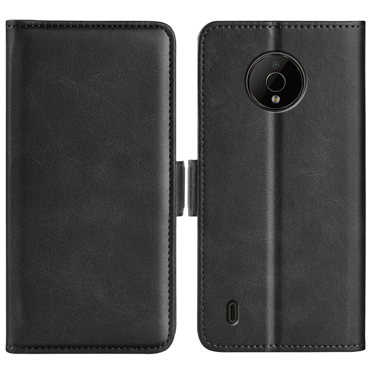 For Nokia C200 Dual-side Magnetic Buckle Horizontal Flip Leather Phone Case