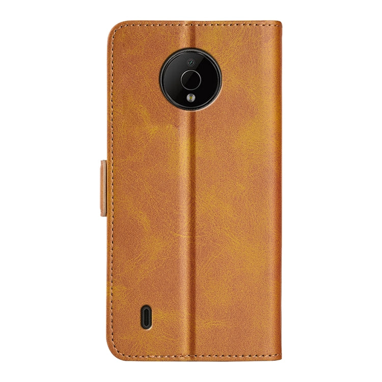 For Nokia C200 Dual-side Magnetic Buckle Horizontal Flip Leather Phone Case