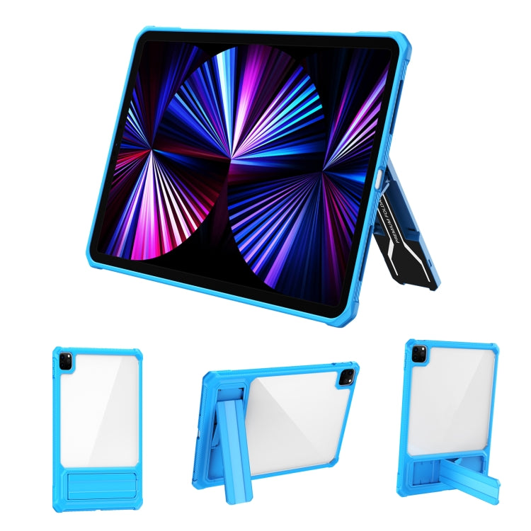 Transparent Acrylic PC TPU Tablet Case with Holder For iPad Air 2020 / Air 2022 10.9