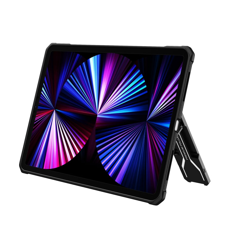 For iPad Pro 11 2020 / 2021 Transparent Acrylic PC TPU Tablet Case with Holder