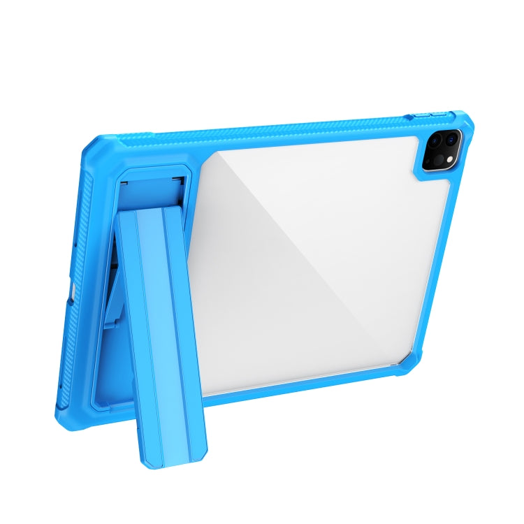For iPad Pro 11 2020 / 2021 Transparent Acrylic PC TPU Tablet Case with Holder