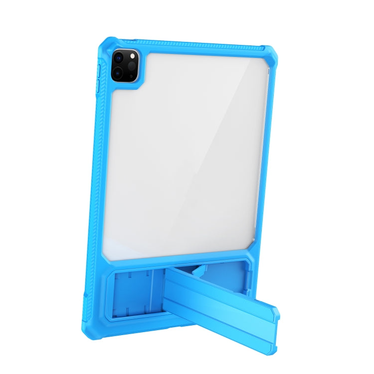 For iPad Pro 11 2020 / 2021 Transparent Acrylic PC TPU Tablet Case with Holder