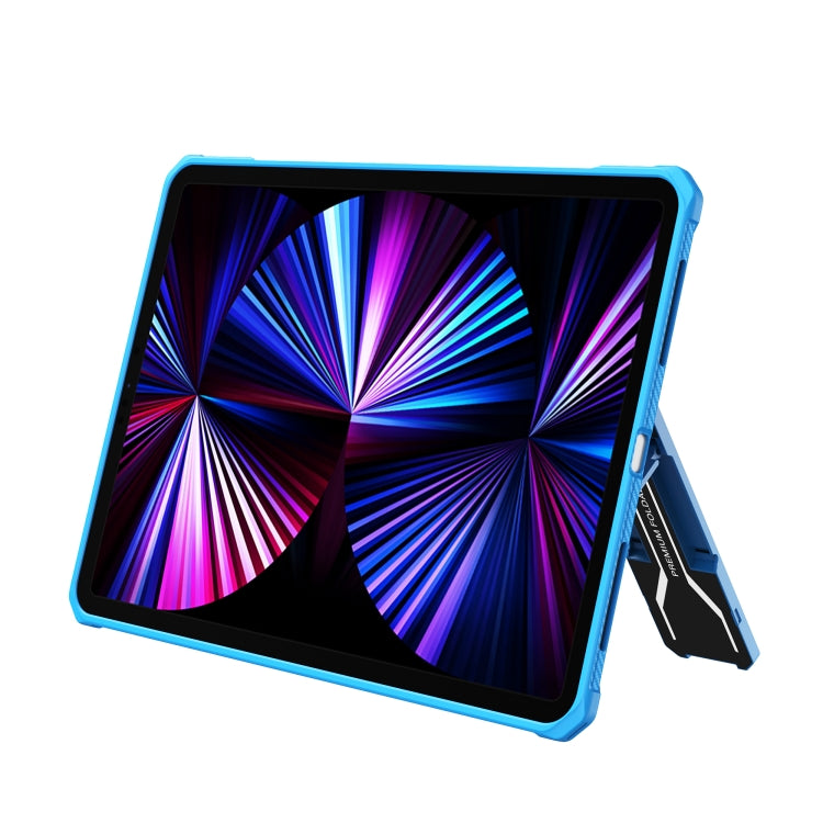 For iPad Pro 11 2020 / 2021 Transparent Acrylic PC TPU Tablet Case with Holder