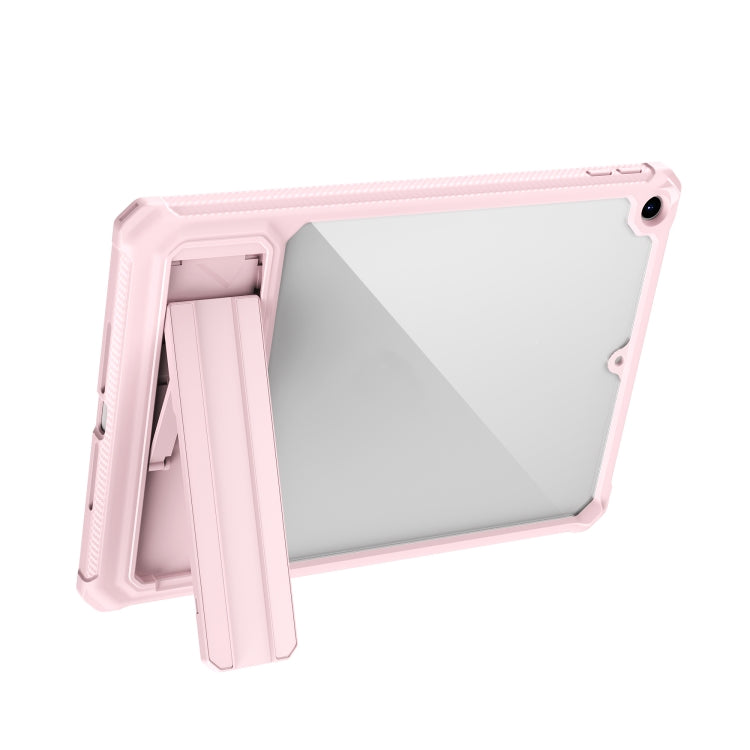 For iPad 10.2 2019 / 2020 / 2021 Transparent Acrylic PC TPU Tablet Case with Holder